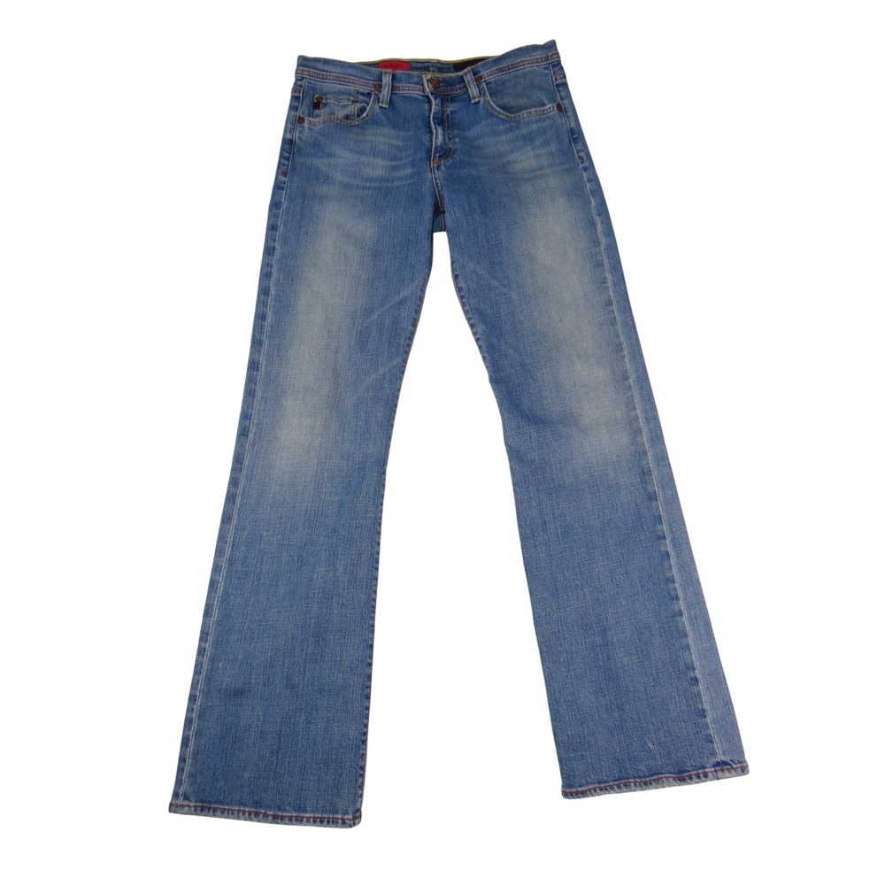 AG Adriano Goldschmied The Rider Blue Straight Leg Jeans Womens 29 Regular 4483